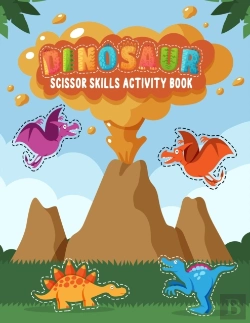 Bertrand.pt - Dinosaur Scissor Skills Activity Book