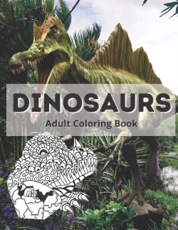 Bertrand.pt - Dinosaurs Adult Coloring Book