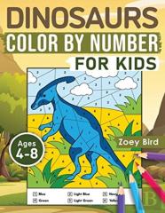 Dinosaurs Color By Number For Kids