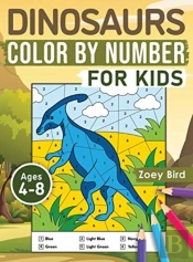 Dinosaurs Color By Number For Kids
