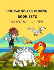 Dinosaurs Colouring Book Sets For Boys A