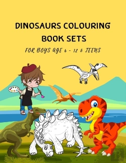 Bertrand.pt - Dinosaurs Colouring Book Sets For Boys A