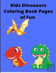 Dinosaurs Kids Coloring Book
