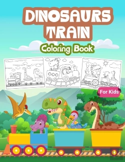 Bertrand.pt - Dinosaurs Train Coloring Book For Kids: