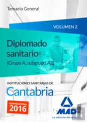 Diplomados Sanitarios (Grupo A, Subgrupo A2) De Las Instituciones Sanitarias De Cantabria. Temario G