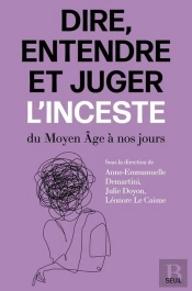 Dire, Entendre Et Juger L'Inceste : Du Moyen Age À Nos Jours