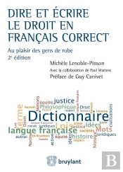 Dire Et Ecrire Le Droit En Francais Correct