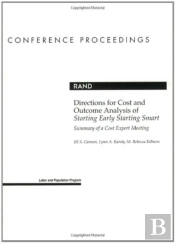 Directions For Cost And Outcome Analysis Of Starting Early Starting Smart