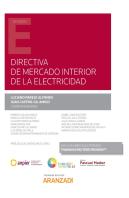 Directiva De Mercado Interior De La Electricidad (Papel + E-Book)