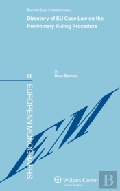 Directory Of Eu Case Law On The Preliminary Ruling Procedure