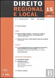 Direito Regional e Local N.º 15