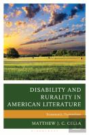 Disability And Rurality In American Literature