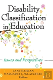 Disability Classification In Education
