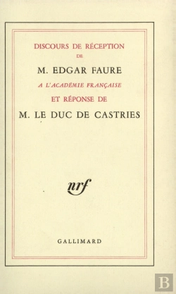 Bertrand.pt - Discours De Réception À L'Académie Française Et Réponse De M. Le Duc De Castries