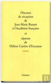 Discours De Reception A L'Academie Francaise