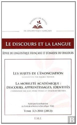 Bertrand.pt - Discours Et La Langue 3.2 Les Sujets De L'Enonciation