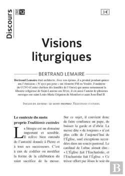 Bertrand.pt - Discours N 12 - Visions Liturgiques