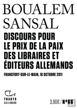 Bertrand.pt - Discours Pour Le Prix De La Paix Des Libraires Et Éditeurs Allemands : Francfort-Sur-Le-Main, 16 Octobre 2011