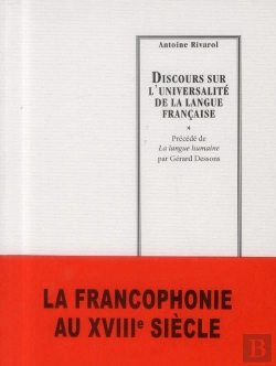 Bertrand.pt - Discours Sur L'Universalite De La Langue Francaise