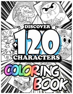 Bertrand.pt - Discover +120 Characters Coloring Book