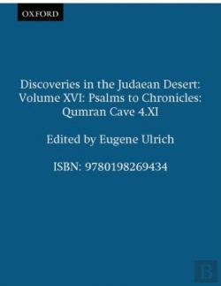 Bertrand.pt - Discoveries In The Judaean Desert: Volume Xvi: Psalms To Chronicles
