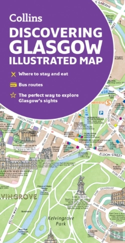 Bertrand.pt - Discovering Glasgow Illustrated Map