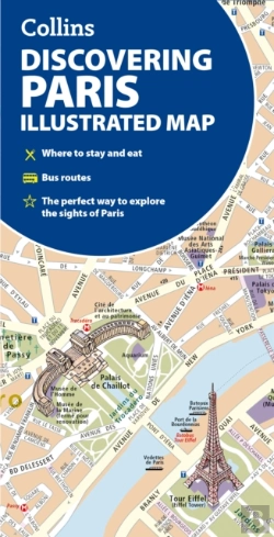 Bertrand.pt - Discovering Paris Illustrated Map
