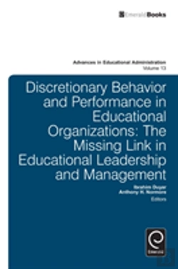 Bertrand.pt - Discretionary Behavior And Performance In Educational Organizations