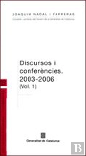 Discursos I Conferencies 2003-2006 Vol.1