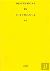 Discussions In Egyptology 63 (2005)