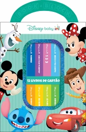 Disney Baby Mini Biblioteca – 12 Livros de Cartão