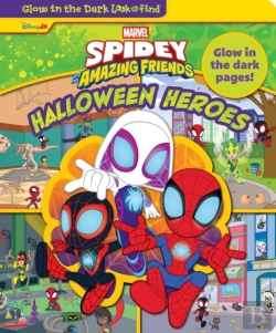 Bertrand.pt - Disney Junior Marvel Spidey And His Amazing Friends: Halloween Heroes Glow In The Dark Look And Find