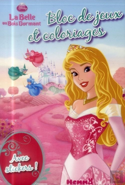 Bertrand.pt - Disney La Belle Au Bois Dormant Bloc De Jeux Et Coloriages Avec Stickers