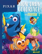 Disney Pixar - Mon Gros Coloriage + Stickers ! (Nemo Et Dory)