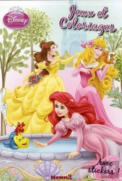 Disney Princesse - Jeux Et Coloriages (Visuel Fontaine)