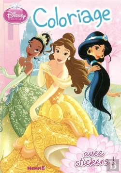 Bertrand.pt - Disney Princesses Coloriage Avec Stickers (Visuel) (Prov)