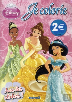 Bertrand.pt - Disney Princesses Je Colorie (Tiana  Belle  Jasmine)