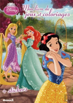 Bertrand.pt - Disney Princesses - Mon Livre De Jeux Et Coloriages + Stickers (Visuel Y) (Prov)