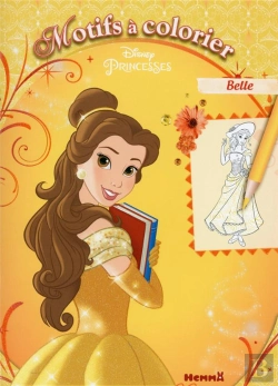 Bertrand.pt - Disney Princesses Motifs A Colorier (Belle)