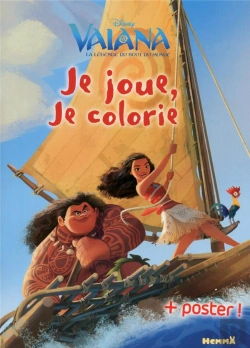 Bertrand.pt - Disney Vaiana Je Joue, Je Colorie + Poster