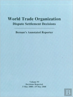 Bertrand.pt - Dispute Settlement Decisions: Bernan'S Annotated Reporter