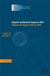 Dispute Settlement Reports 2007: Volume 6, Pages 2149-2700