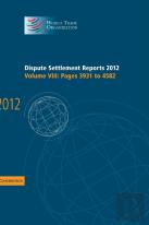 Dispute Settlement Reports 2012: Volume 8, Pages 3931â€“4582
