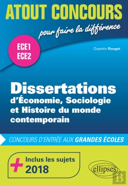 Bertrand.pt - Dissertations D'Esh - Prépas Ece1 Et Ece2 - Inclus Les Sujets 2018