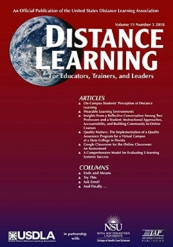 Bertrand.pt - Distance Learning Vol 15 Issue 3
