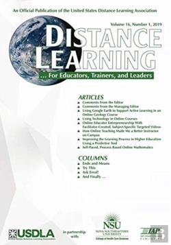 Bertrand.pt - Distance Learning Vol 16 Issue 1