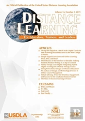 Distance Learning Vol 16 Issue 2