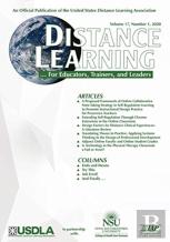 Distance Learning Vol 17 Issue 1