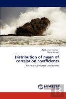 Distribution Of Mean Of Correlation Coefficients