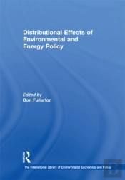 Distributional Effects Of Environmental And Energy Policy